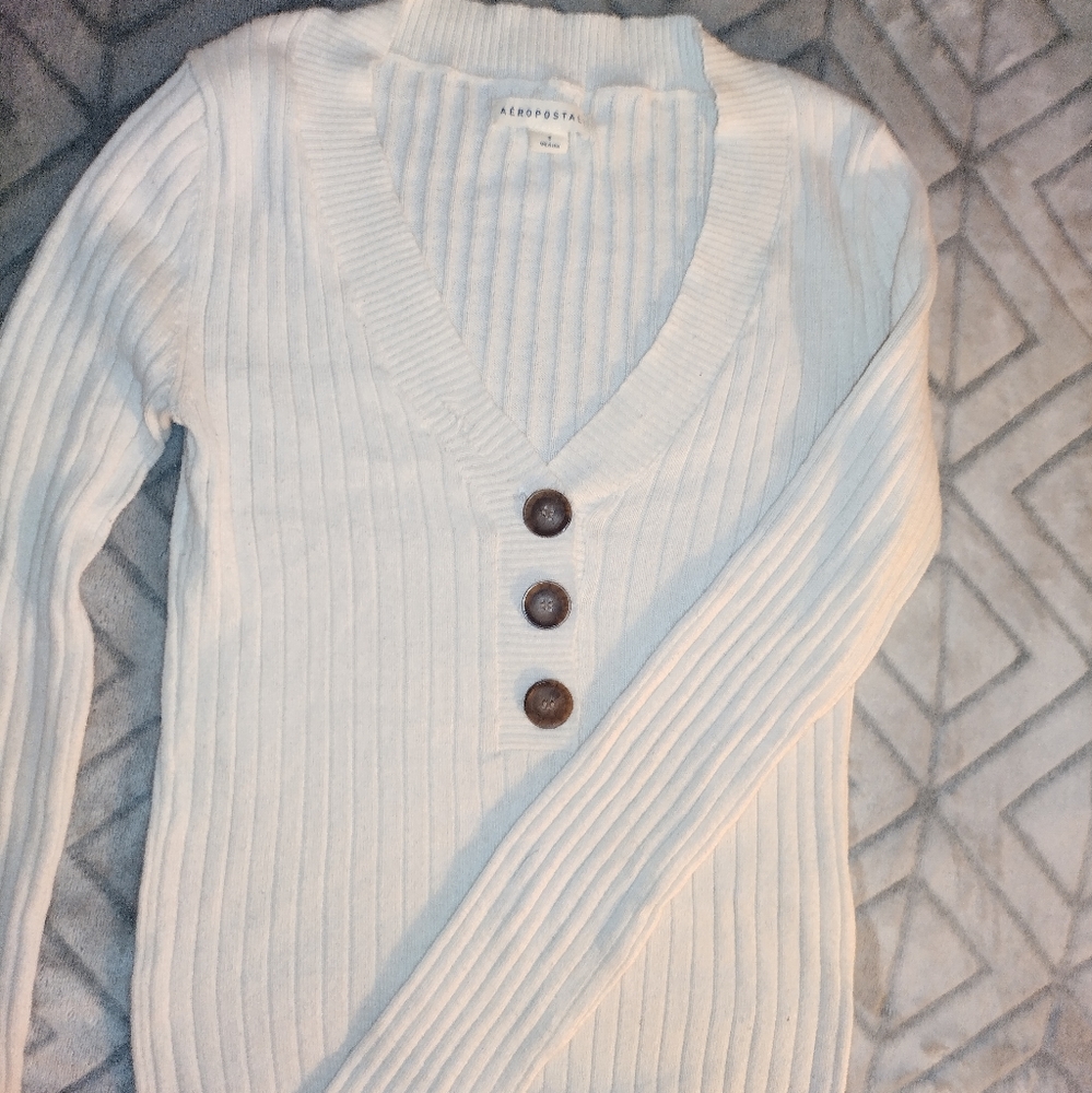 Aeropostale, Size S, Off White